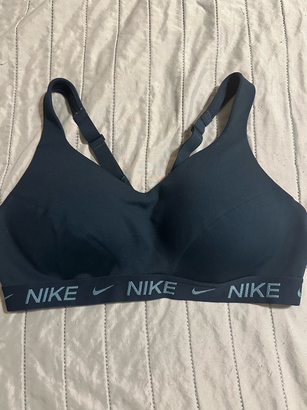Nike Women's Blue High Support Sports Bra
